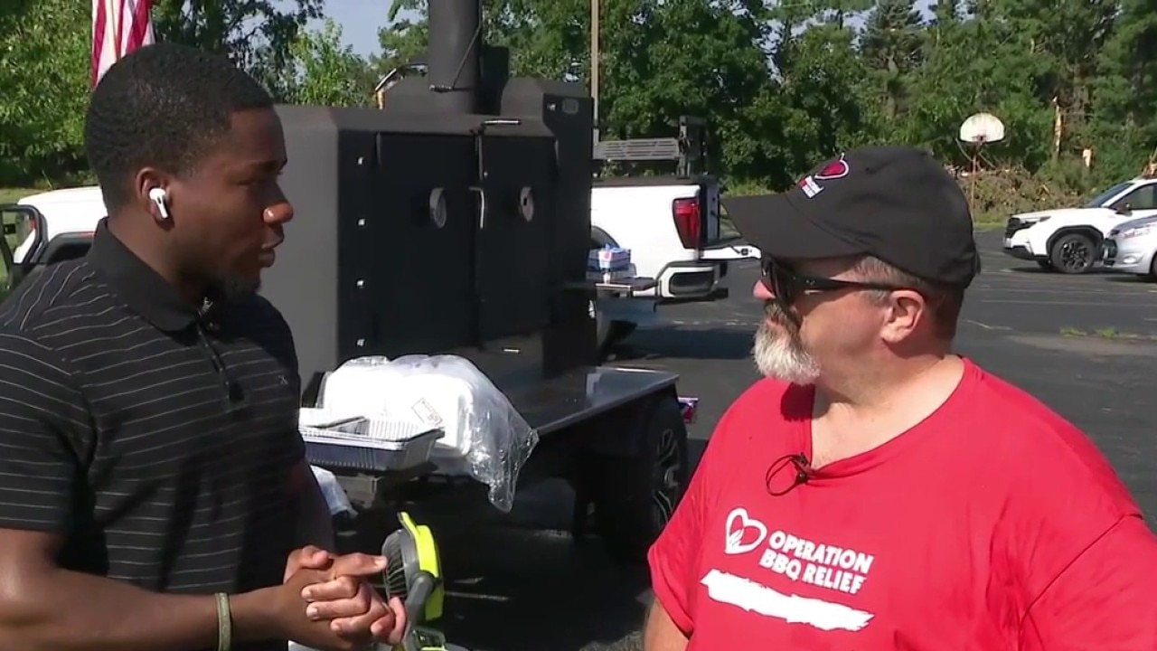 Walworth County storm recovery; Operation BBQ Relief volunteers