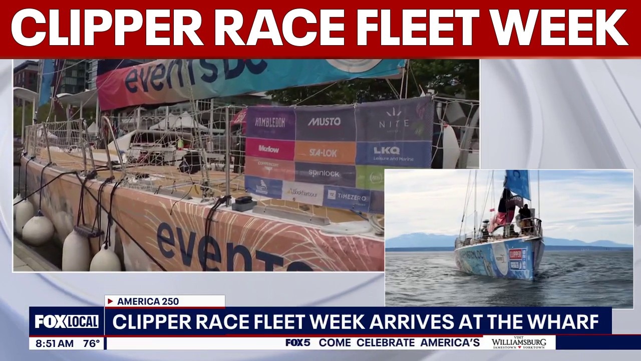 Clipper Race Fleet Week arrives at The Wharf