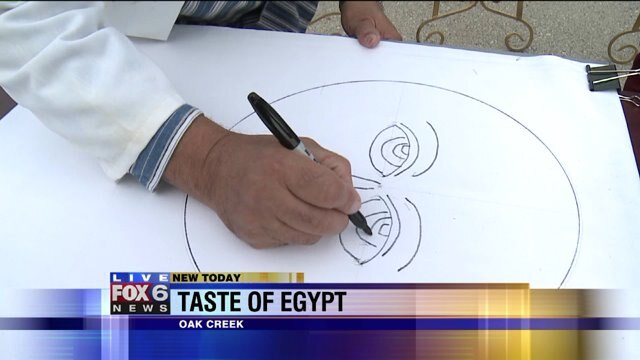 Laura learns about icongraphy as she previews Taste of Egypt