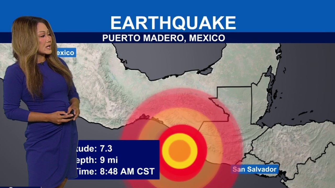 Earthquake rattles Pacific near Mexico, Guatamala