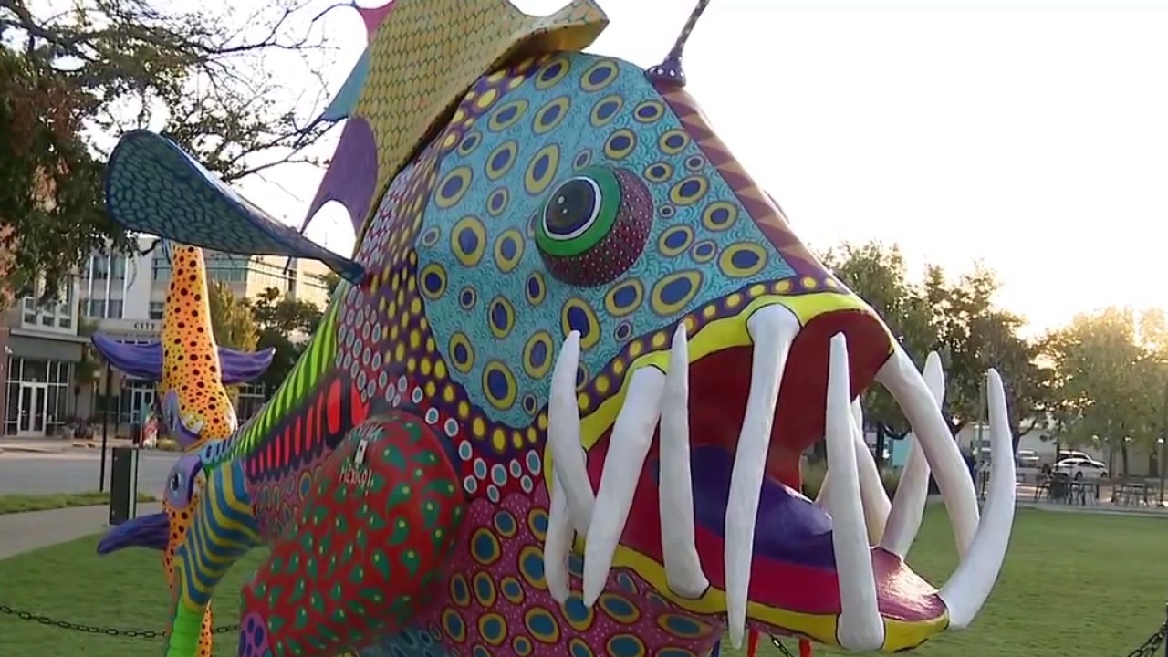 Alebrije sculptures bring Mexican folk art to Downtown Garland