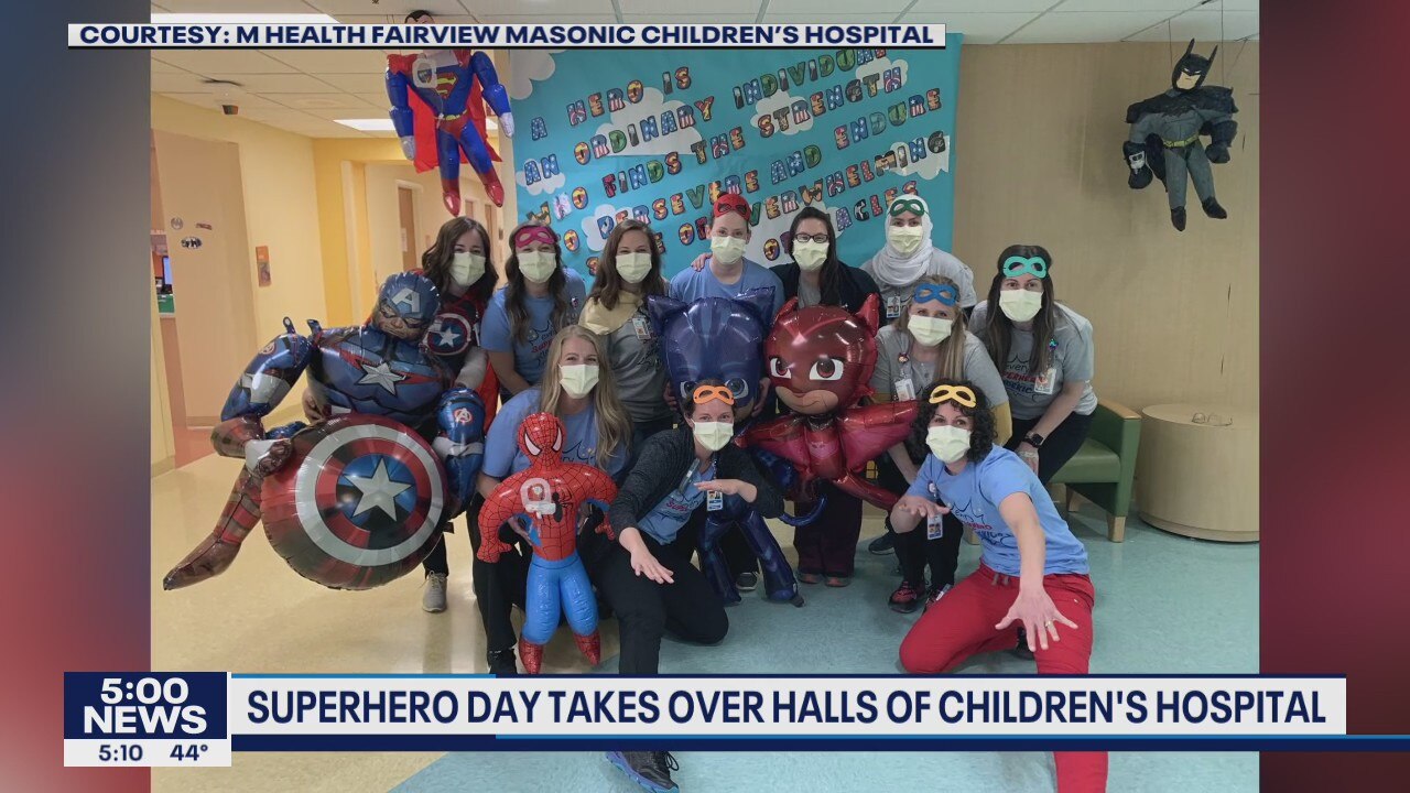 Superhero Day takes over halls of Minneapolis children's hospital