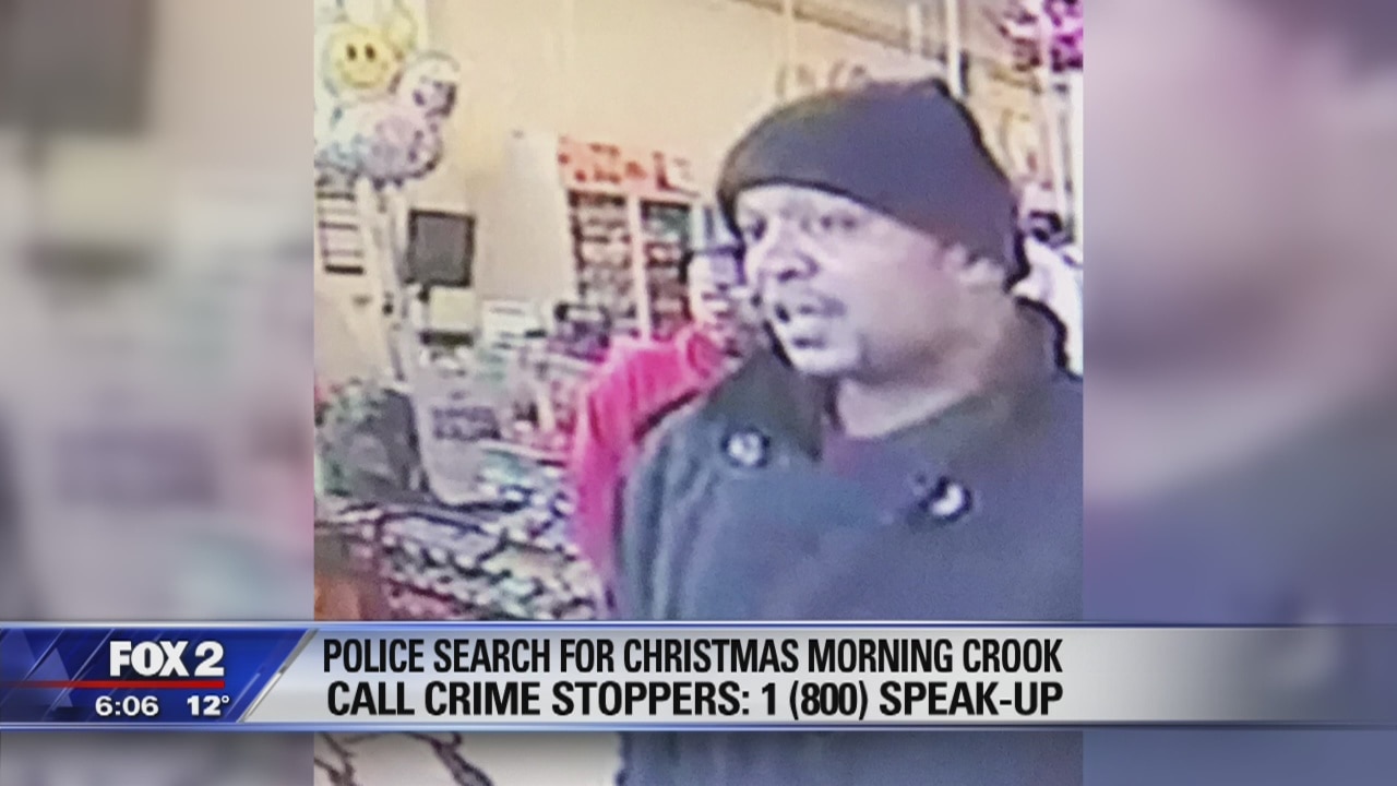 Police search for Christmas morning crook