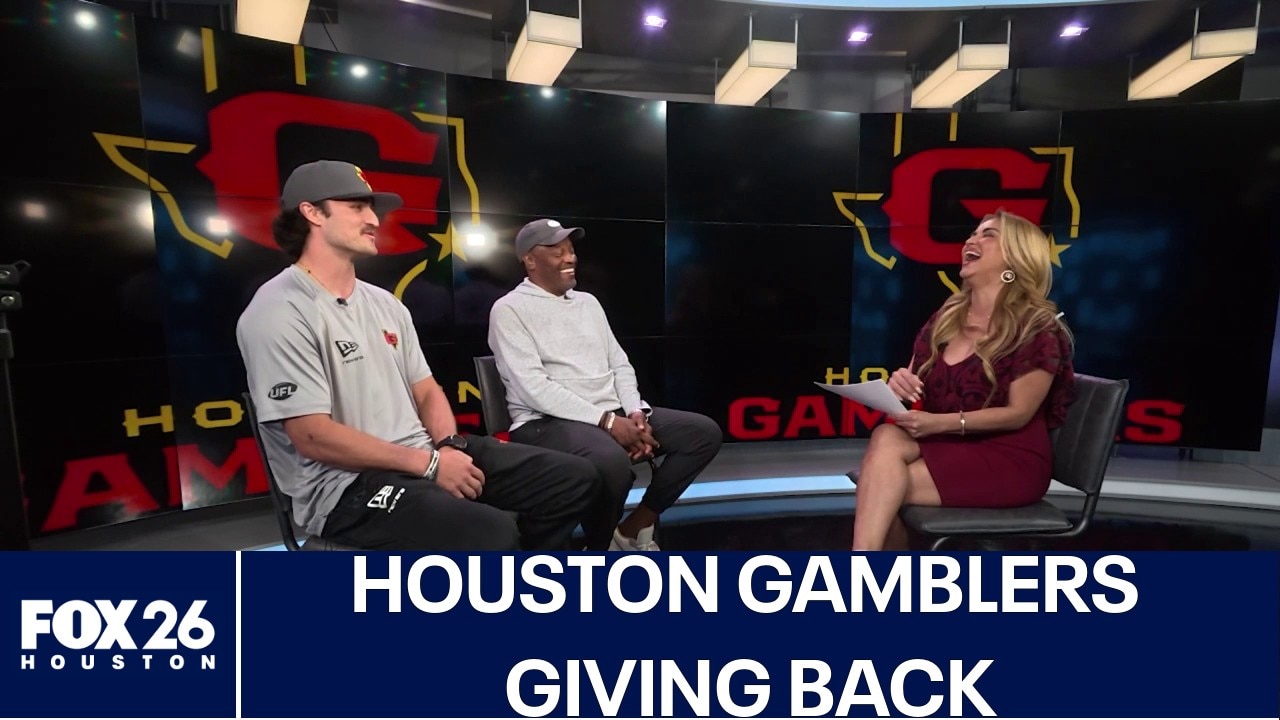 FULL INTERVIEW: Houston Gamblers giving back to H-Town with "Hats Off to Heroes"
