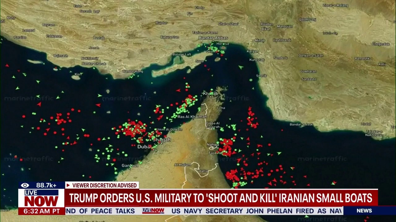 Trump orders navy to shoot & kill Iranian small boats