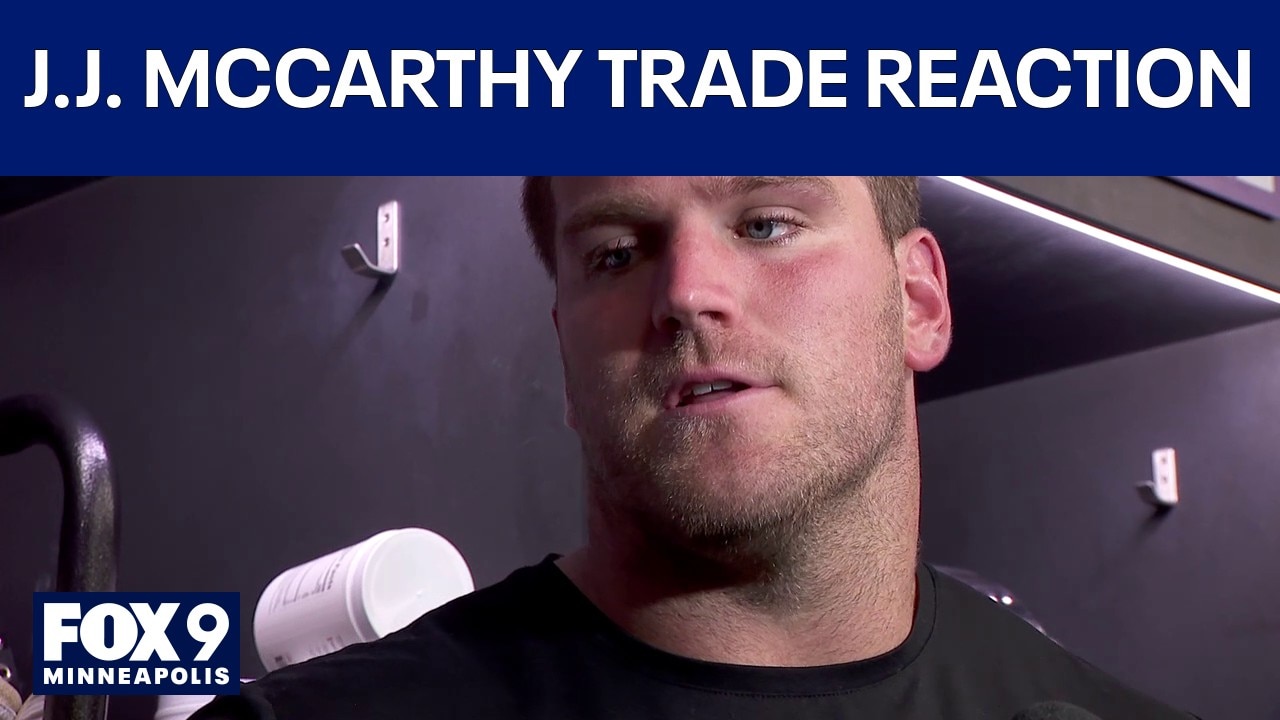 Vikings players react after J.J. McCarthy traded to Giants