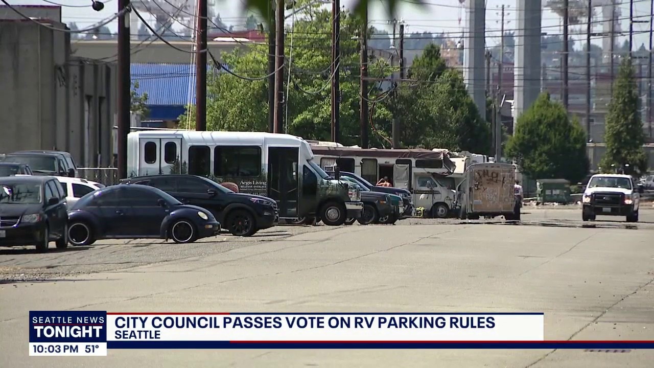 Seattle City Council passes RV parking regulations, permitting program