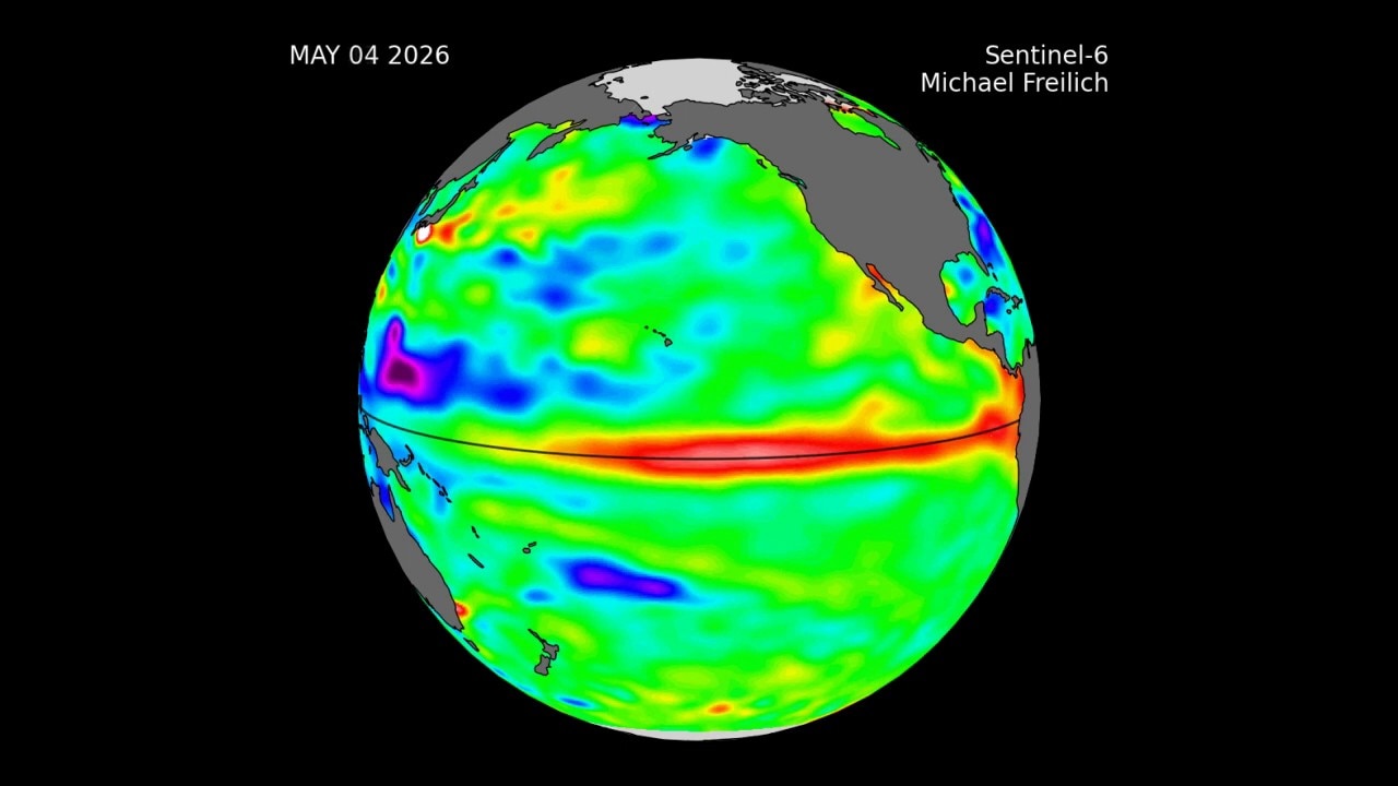 Changing weather conditions in Tropical Pacific as  El Niño emerges