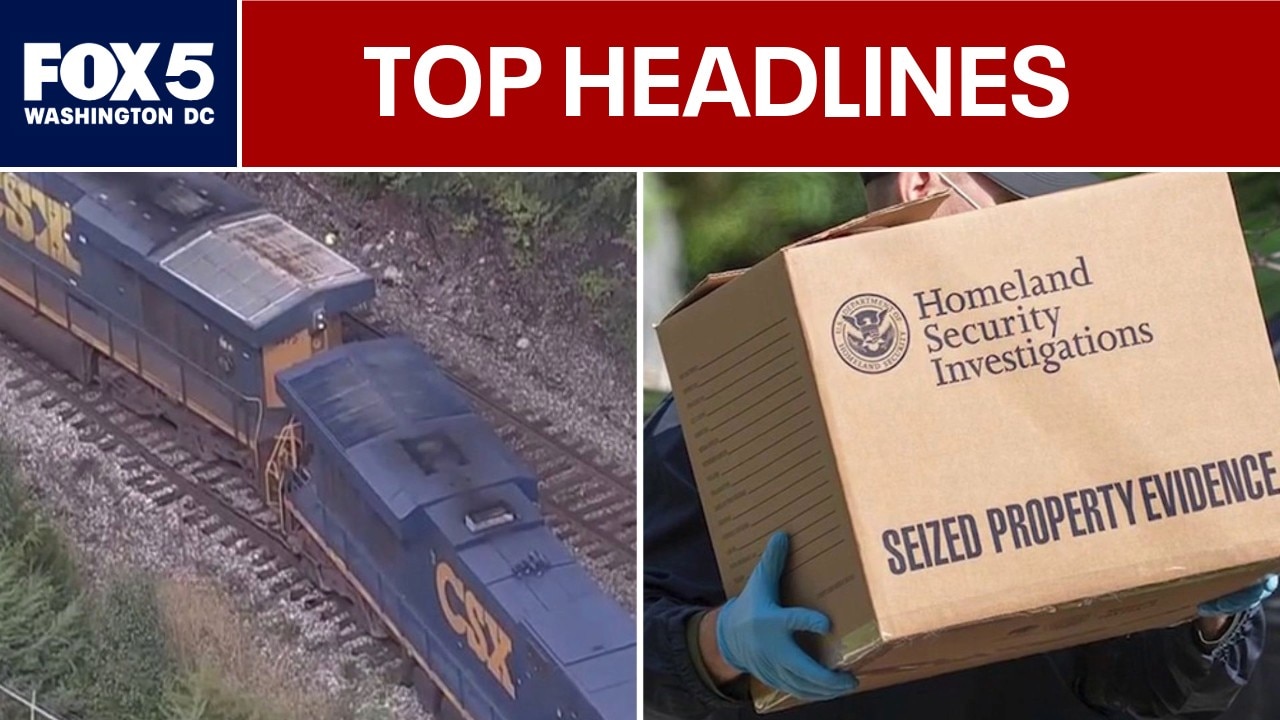 Federal agents search Rep. Ilhan Omar's home; MARC train derails after CSX train derails
