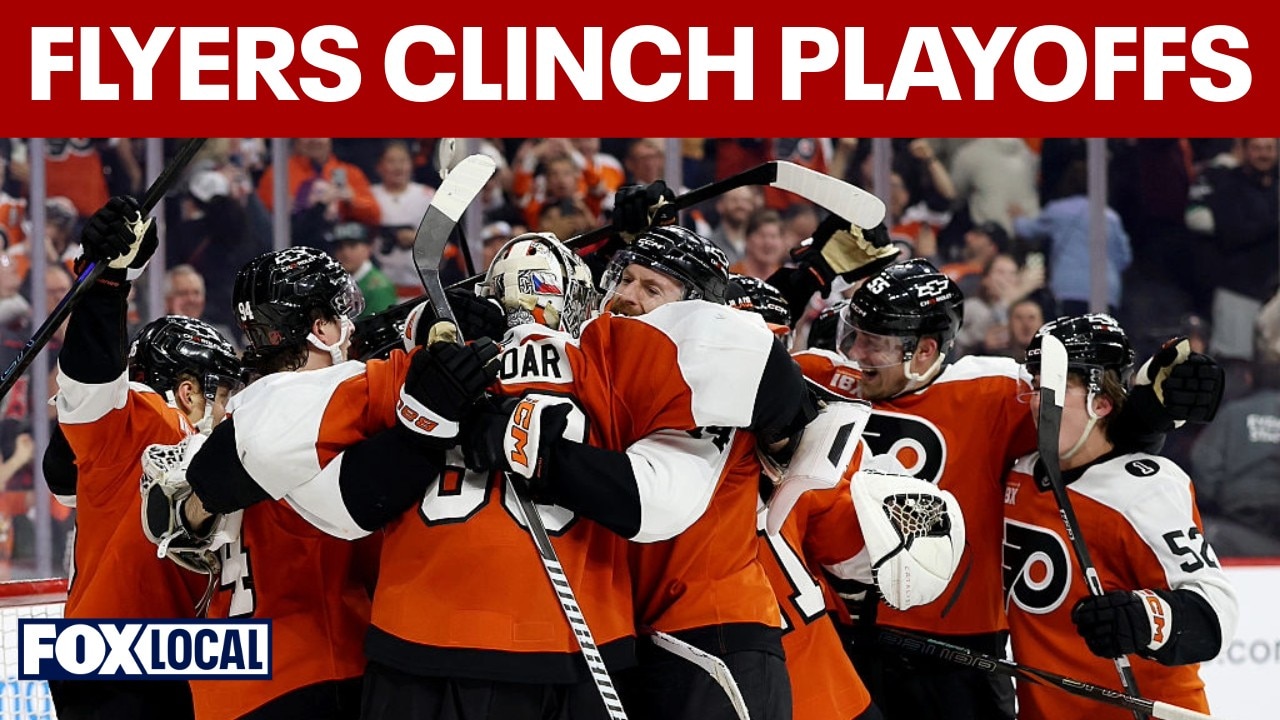 Flyers clinch playoff spot, set for rivalry clash with Pittsburgh Penguins