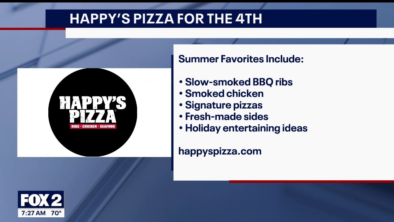 Happy's Pizza 4th of July Favorites