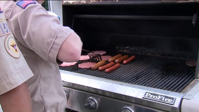 Kramp checks out all the food at Family Fun Fest