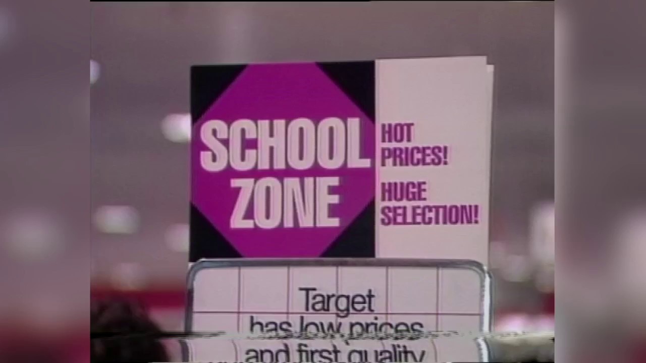 Back-to-school shopping in 1987