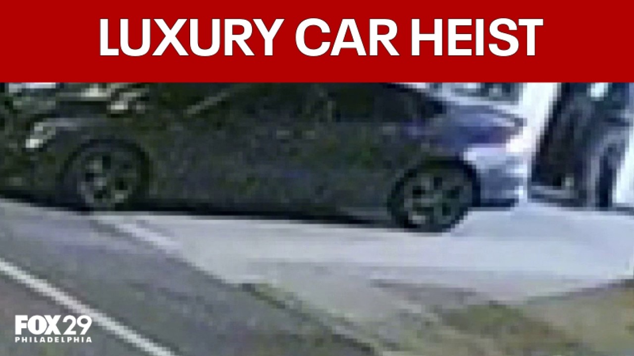 Luxury car heist in Philly caught on camera