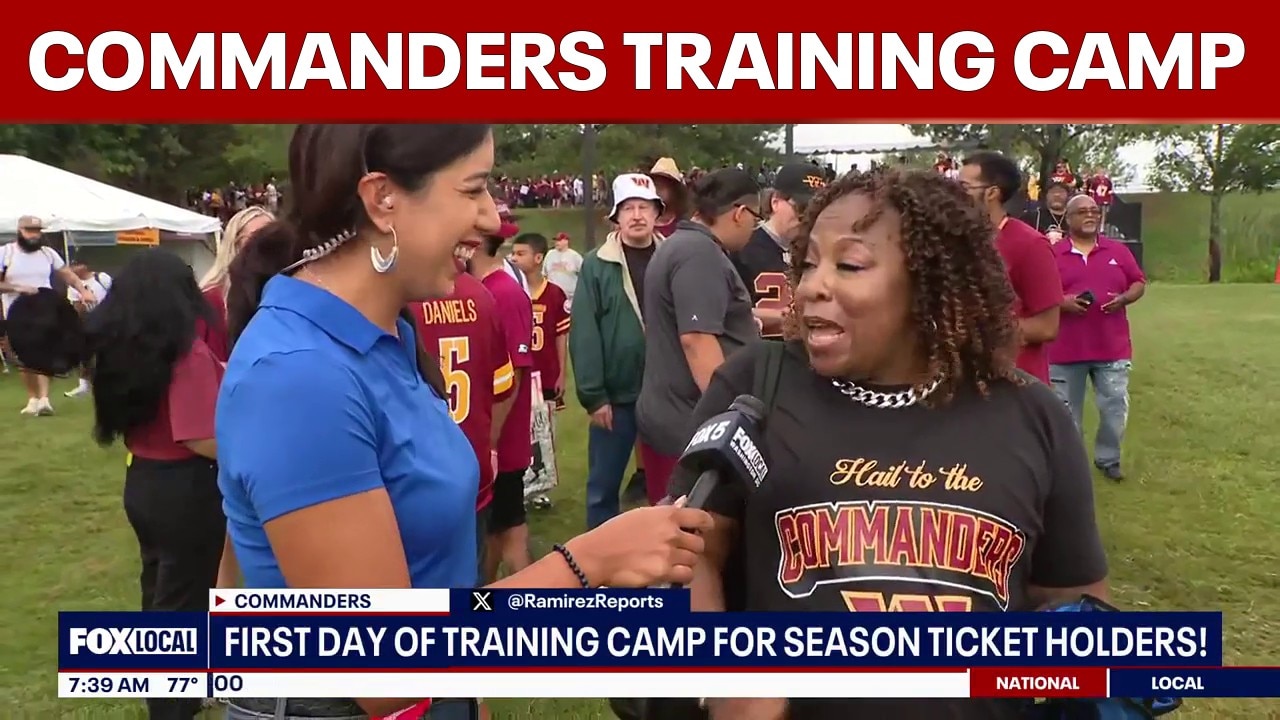 Commanders training camp gives fans early look at 2026 roster