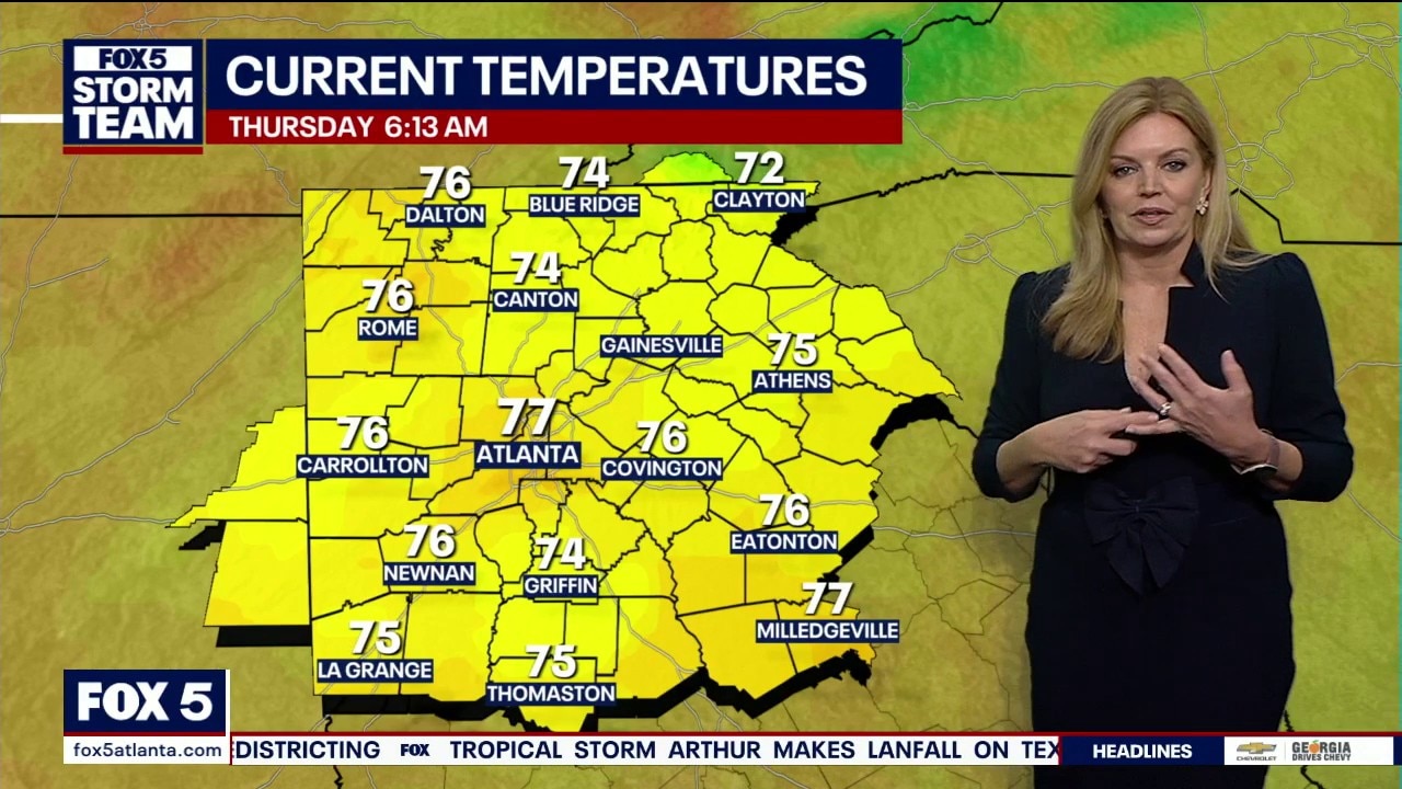 Thursday morning weather forecast