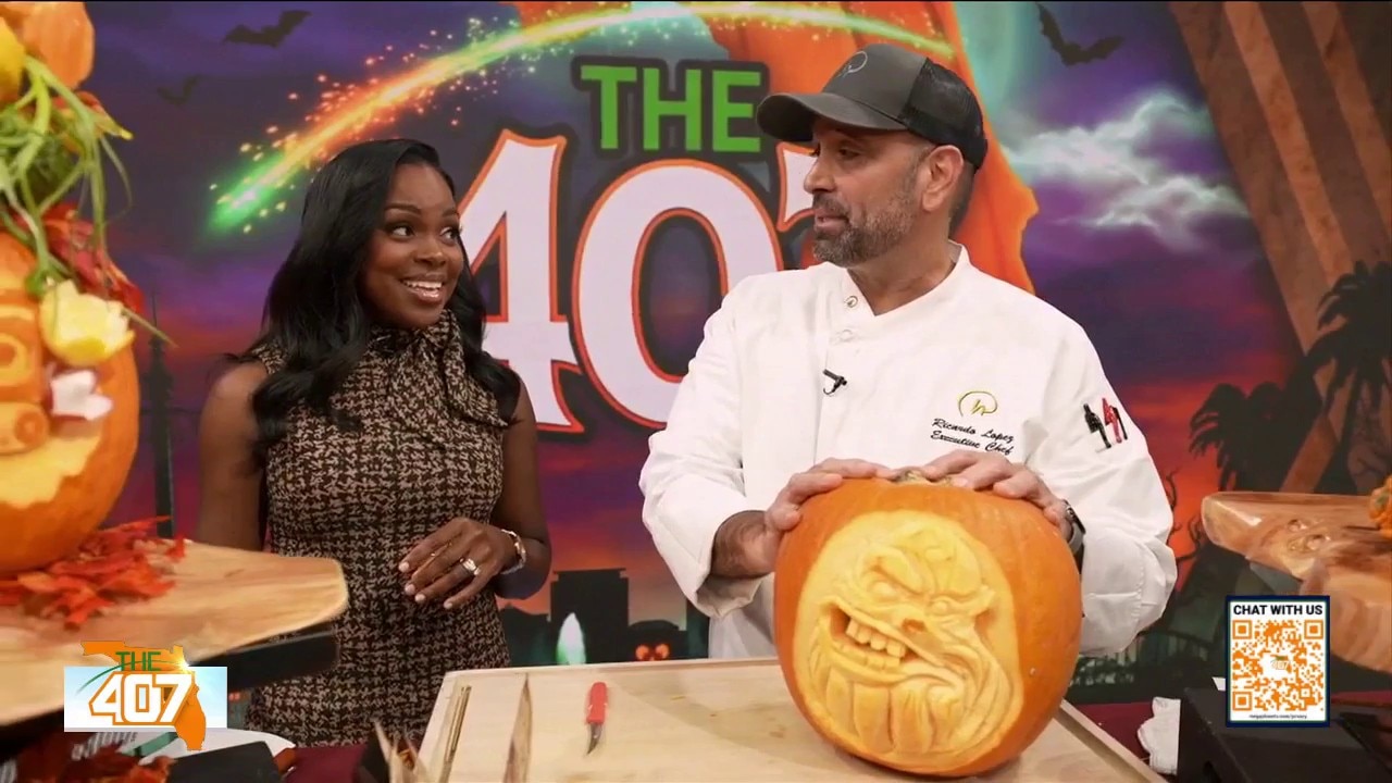Chef Ricky Lopez Carves Clayface Mask Live in 30 Mins