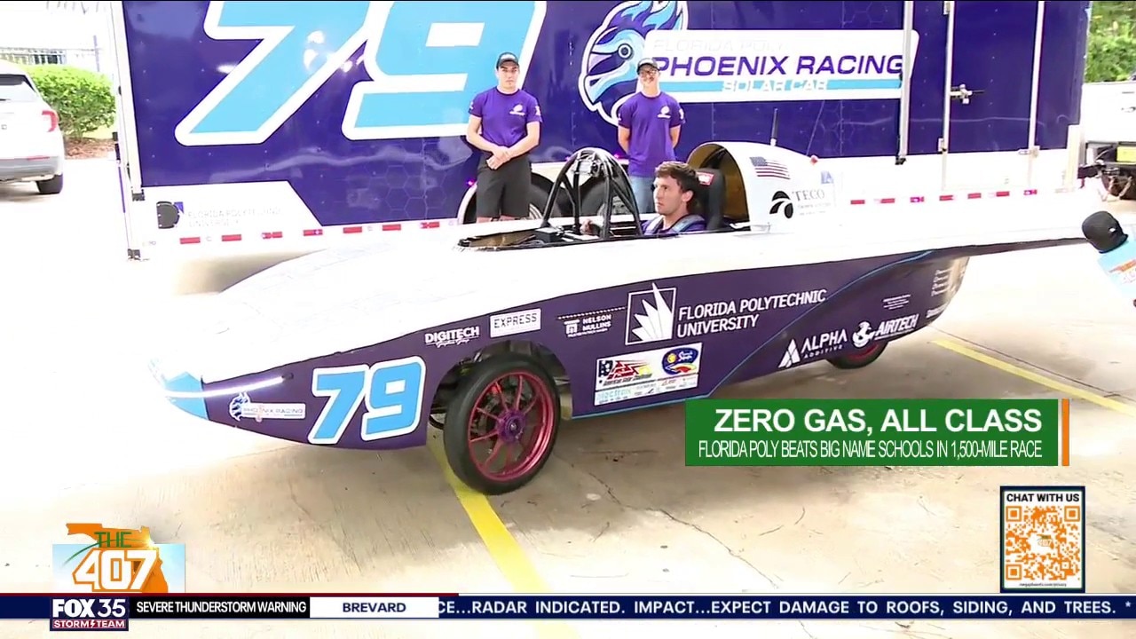 Florida Poly's Phoenix Racing secures top spot in Solar Challenge