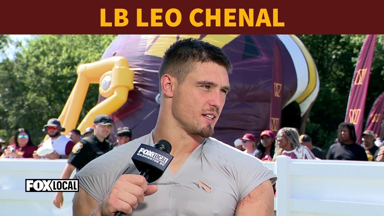 Linebacker Leo Chenal talks Commanders training camp