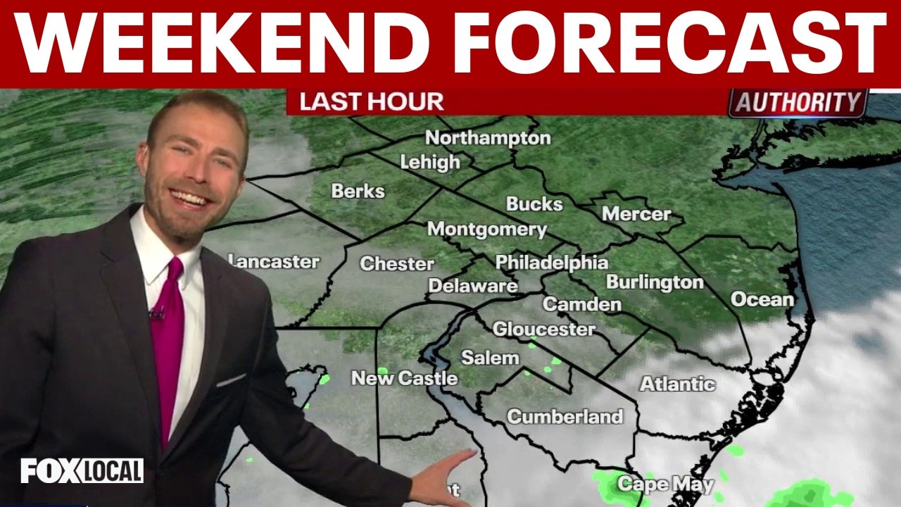 Weather Authority: Low humidity, sunshine and comfortable low 80s in Philly