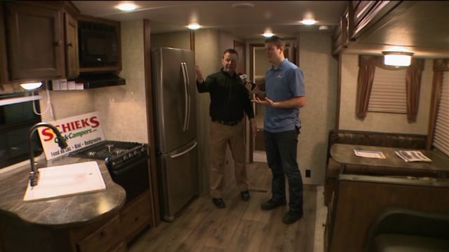 Check out the inside of this travel trailer