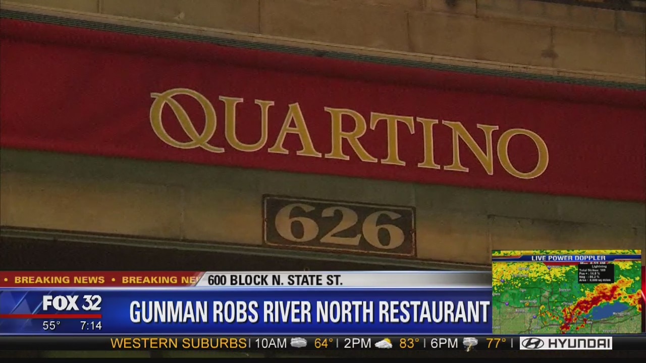 Police search for gunman who robbed River North restaurant