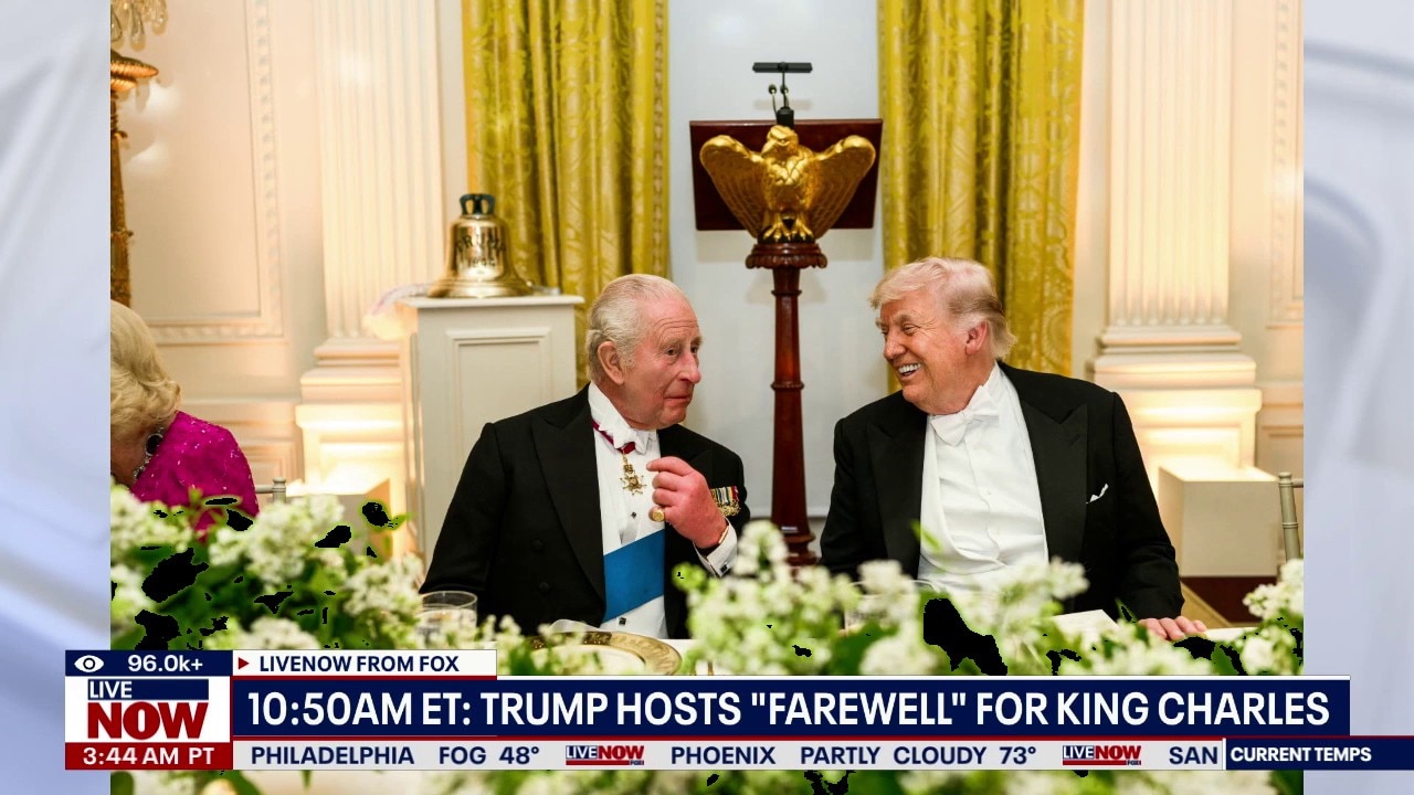 King Charles enters final day of U.S. visit