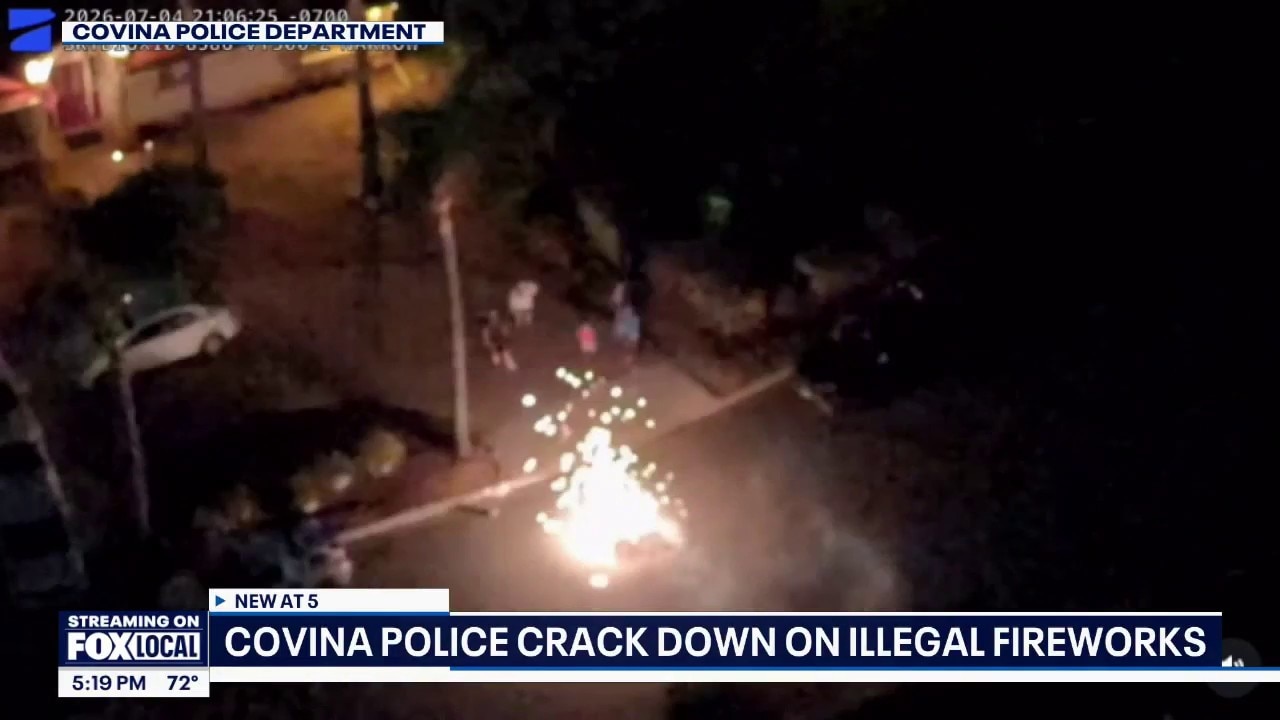 Covina PD crack down on illegal fireworks