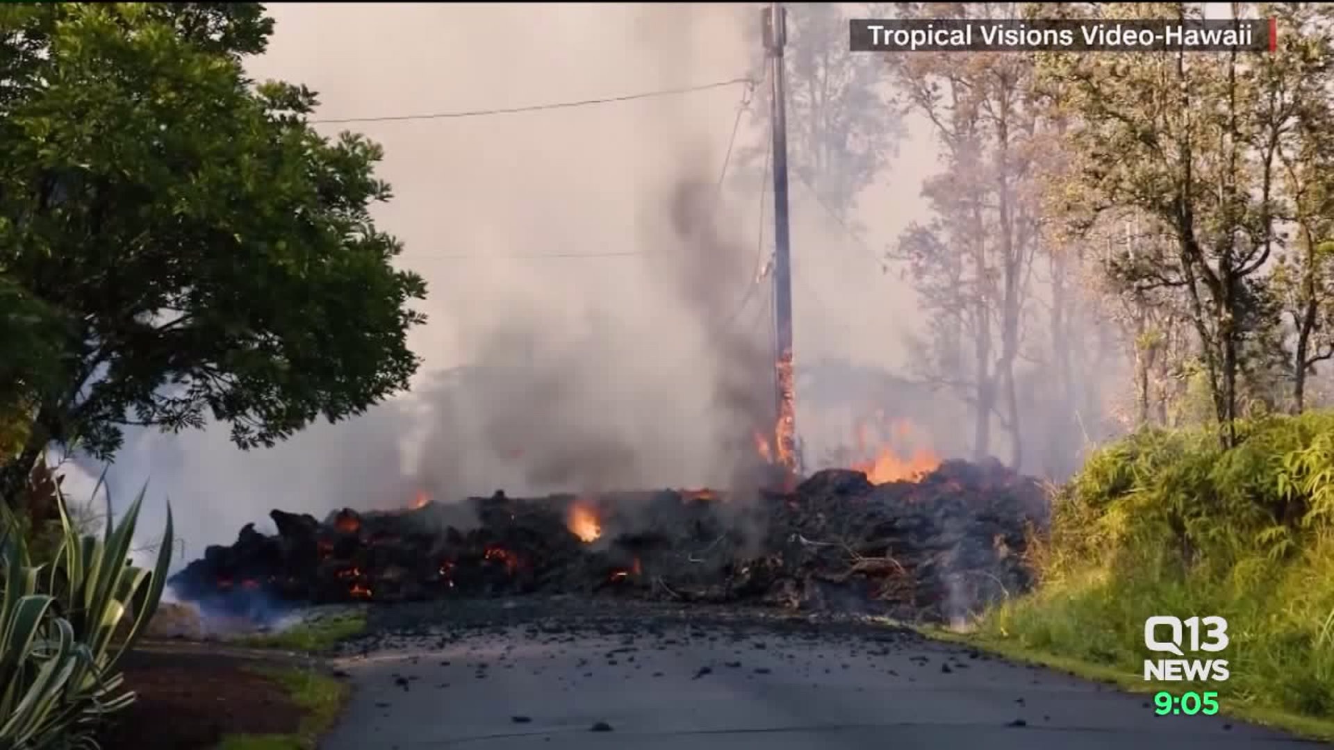 Lava flow destroys at least 21 on the Big Island of Hawaii