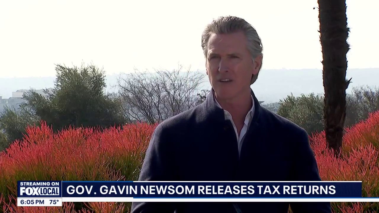 Gov. Newsom releases tax returns