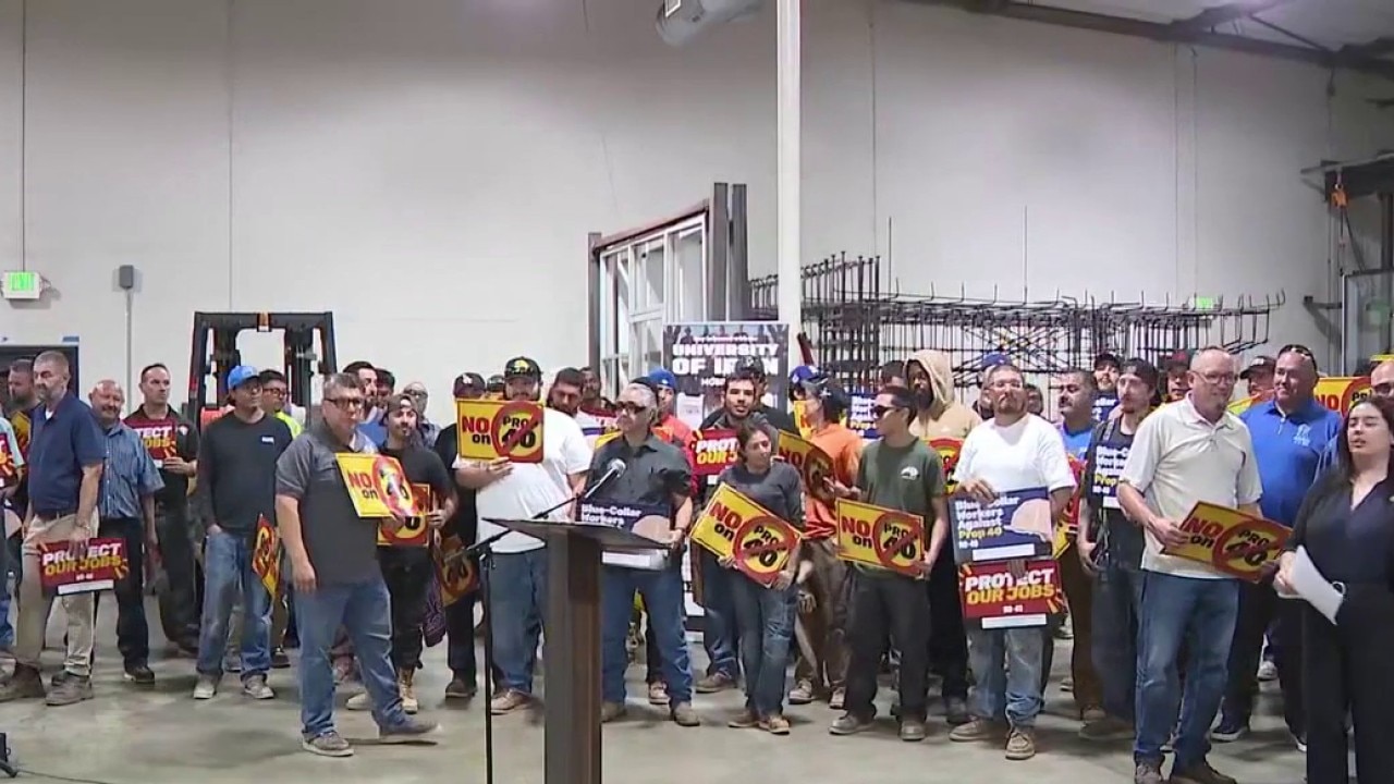 Prop 40 Rally: Construction workers raise concerns over proposed billionaire tax