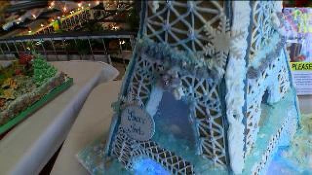 Tony's baking & making gingerbread houses with MATC students