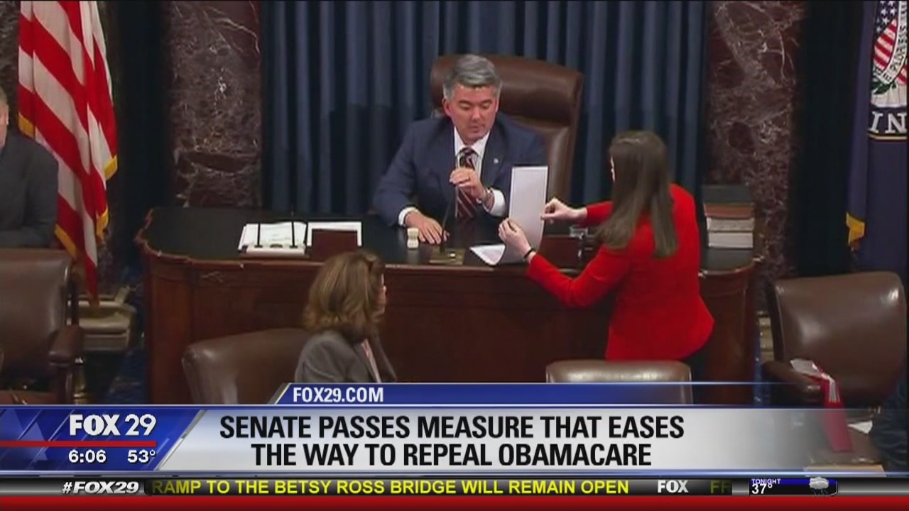 Republican-led Senate takes first step to repeal 'Obamacare'