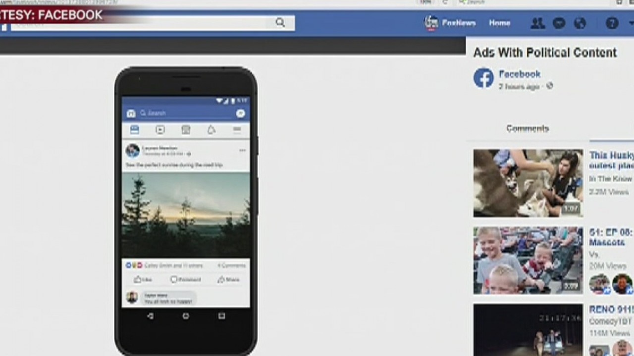 Facebook and political ads