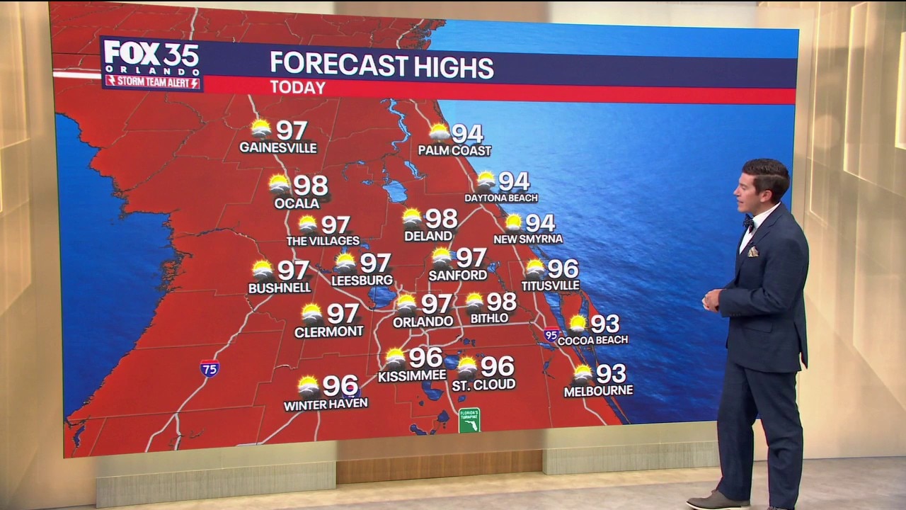 Orlando AM Weather Forecast: Dangerous heat again for Central Florida
