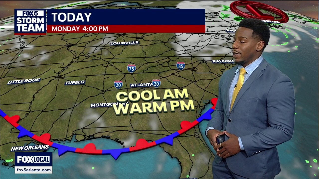 Monday afternoon forecast