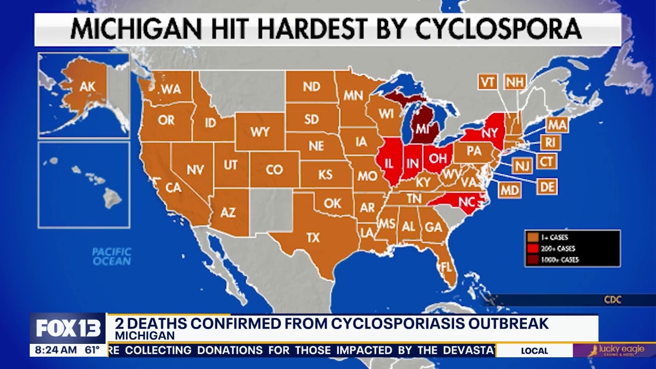 Cyclosporiasis outbreak claims 2 lives in Michigan