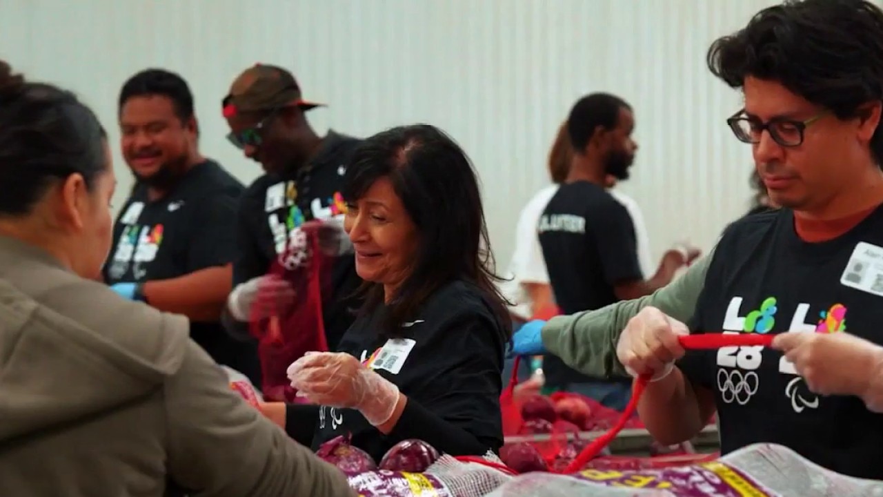 LA28 celebrates 2-year countdown with volunteer drive