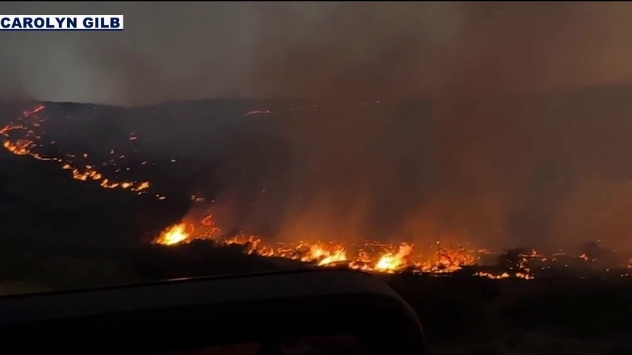 Wildfire threat triggers Red Flag Warning, as hot, dry conditions fuel flames