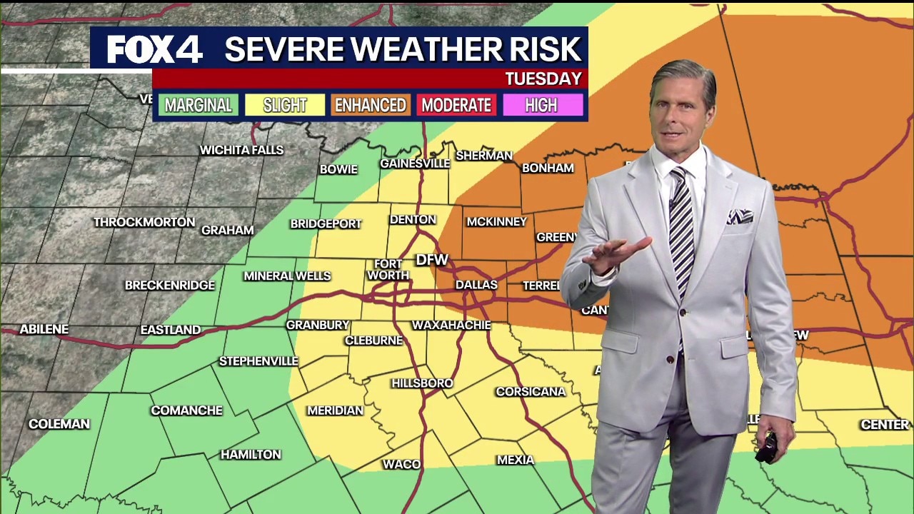Dallas weather: Apr. 27 evening forecast
