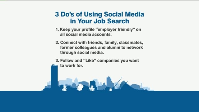Do`s and Don`ts of social media in your job search