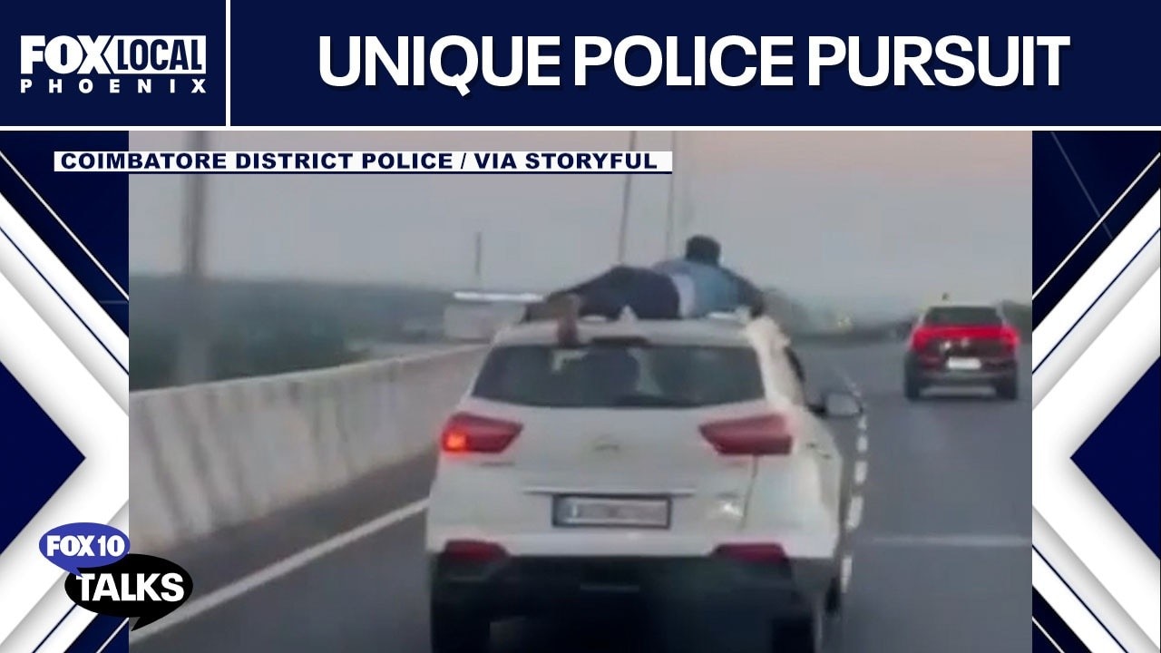 Cop on car; Comedian Bill Burr | FOX 10 Talks