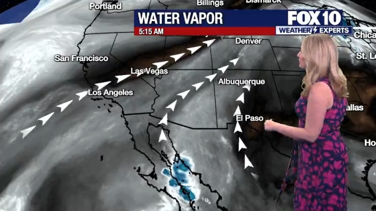 Arizona Weather: Monsoonal flow brings moisture