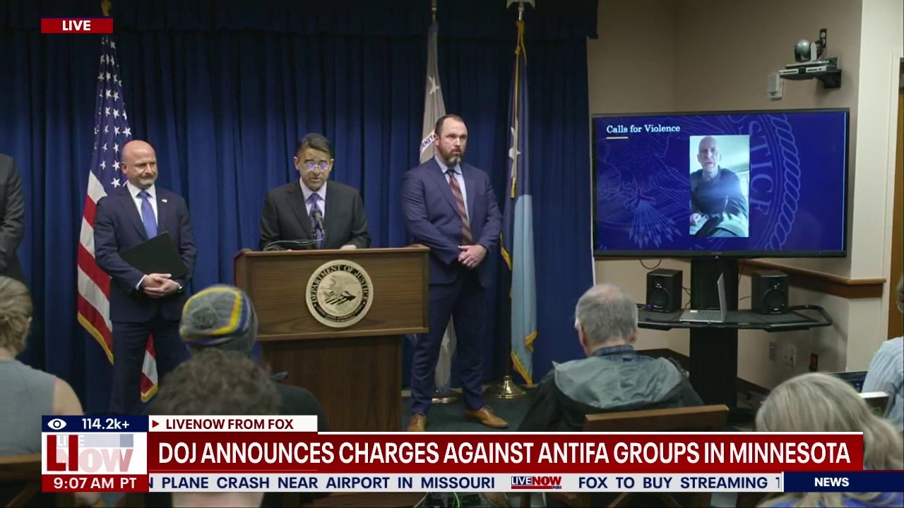 DOJ announces charges against ANTIFA groups in MN