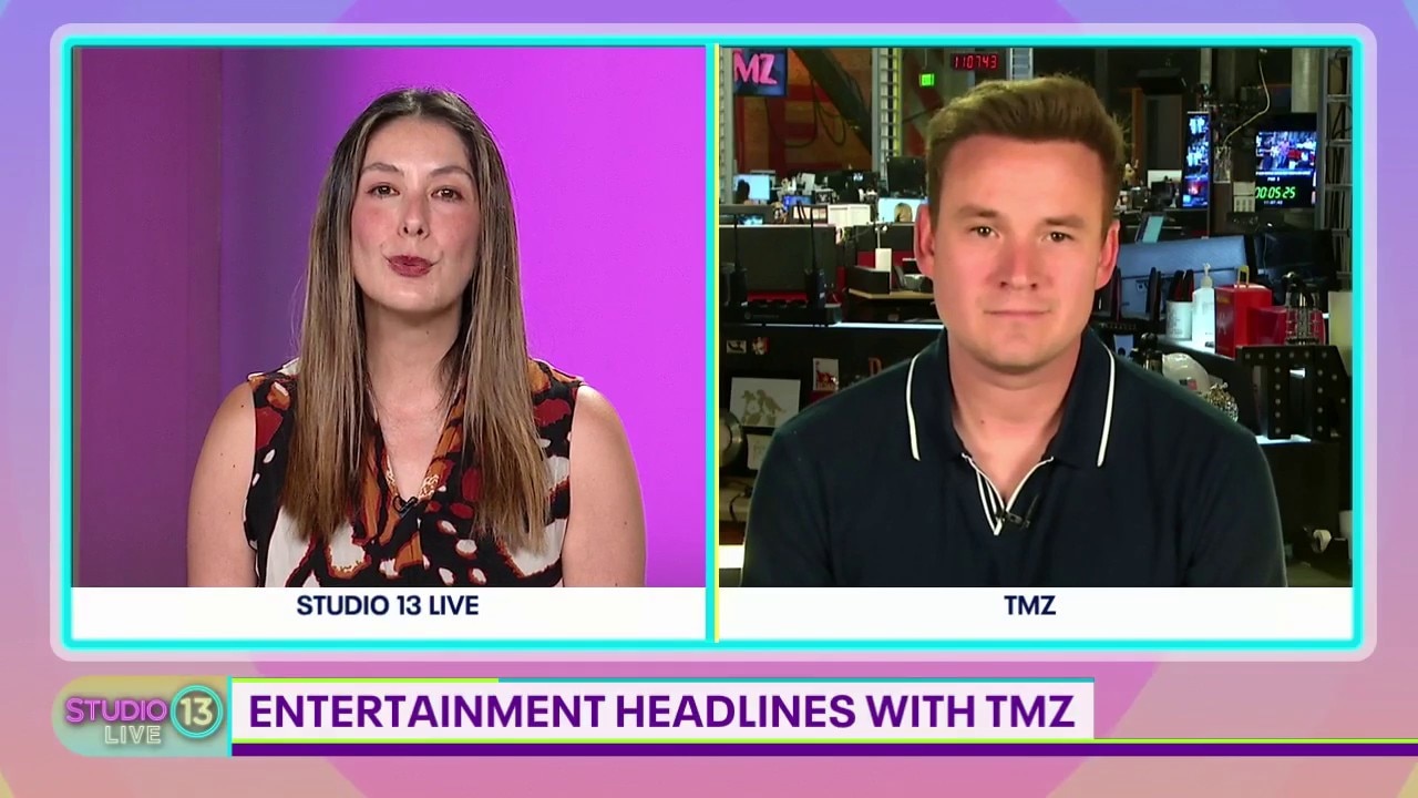 Entertainment headlines with TMZ on Studio 13 Live
