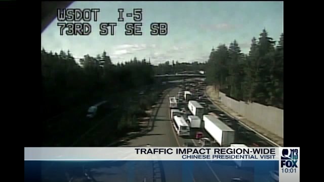 Traffic delays, backups in area expected to be worse Wednesday