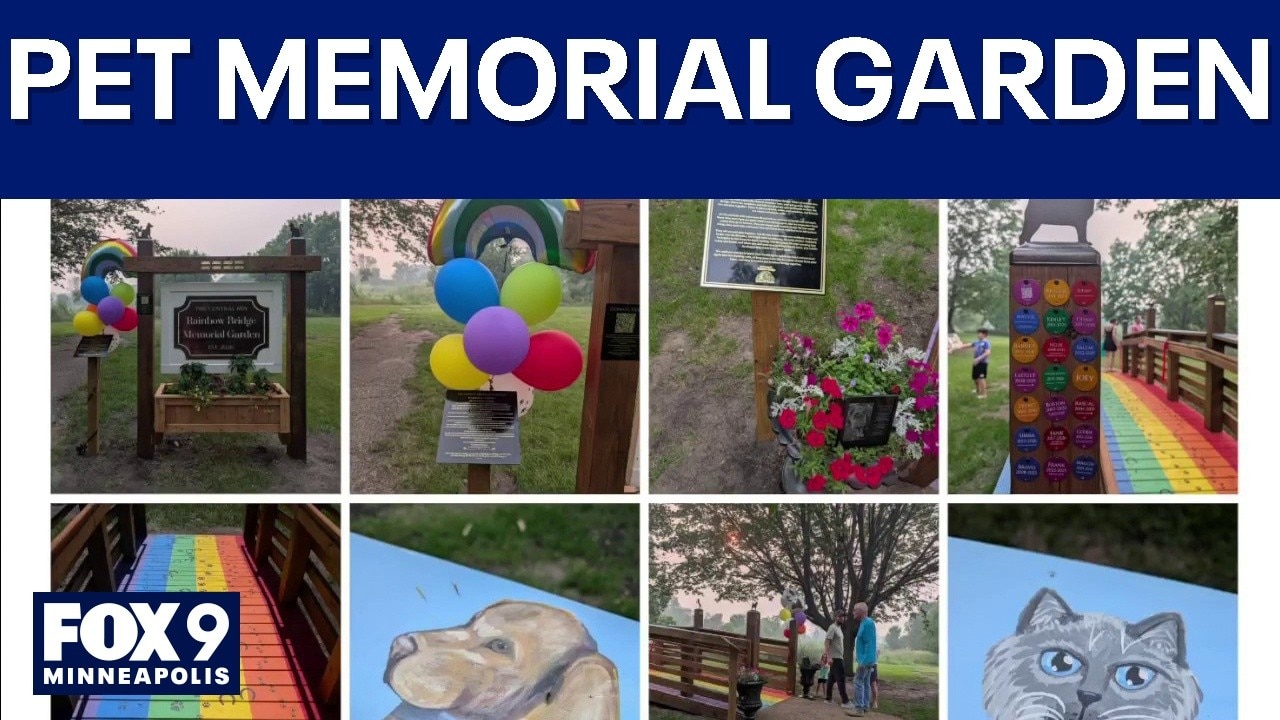Rainbow bridge pet memorial garden open in St. Cloud