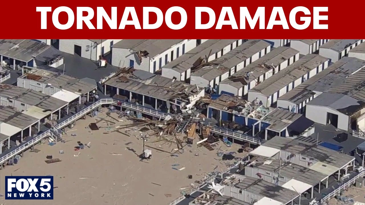 Surveying tornado damage across Long Island