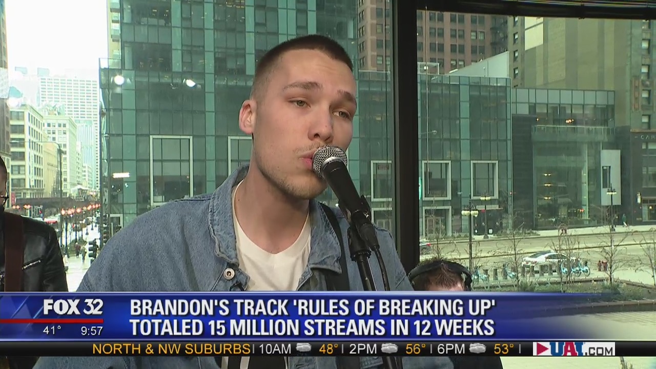 Brandon Ratcliff performs "Rules of Breaking Up" live on Good Day Chicago