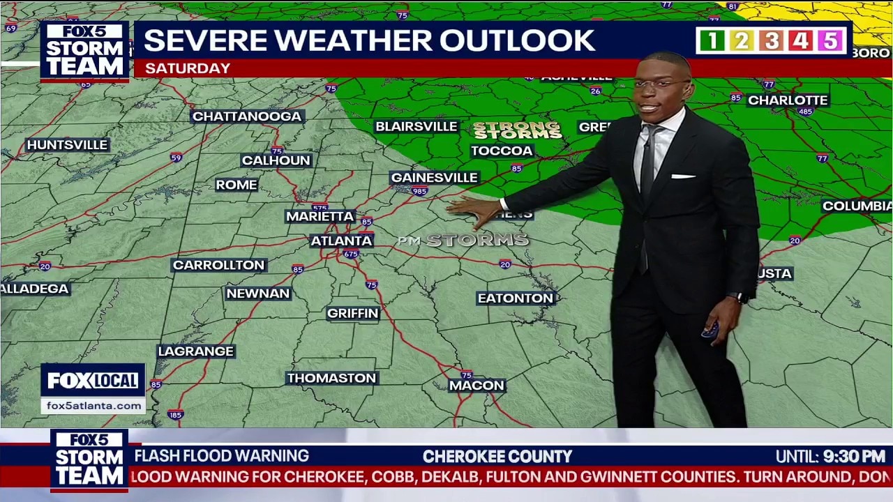 Friday night weather forecast